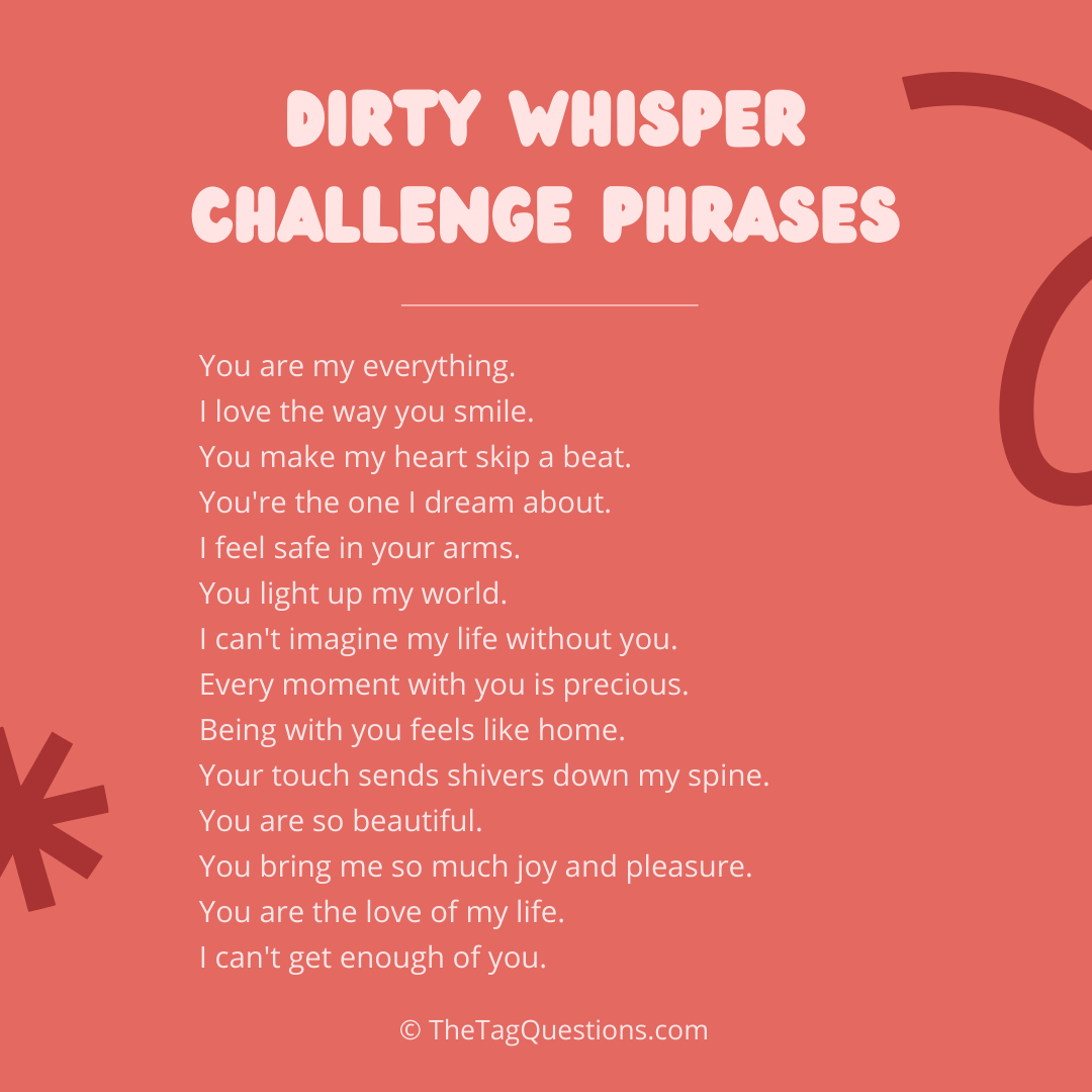 dirty whisper challenge phrases